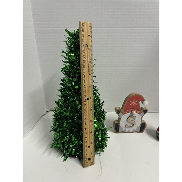 3 Piece Gnome Christmas Bundle Sparkly Christmas Tree Decor Freestanding - Picture 2 of 8